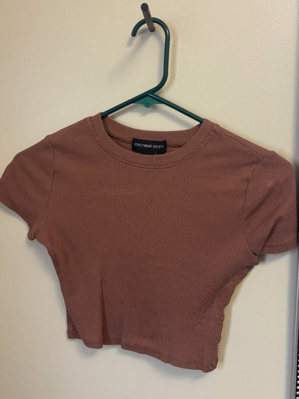 Brown Cropped Tee